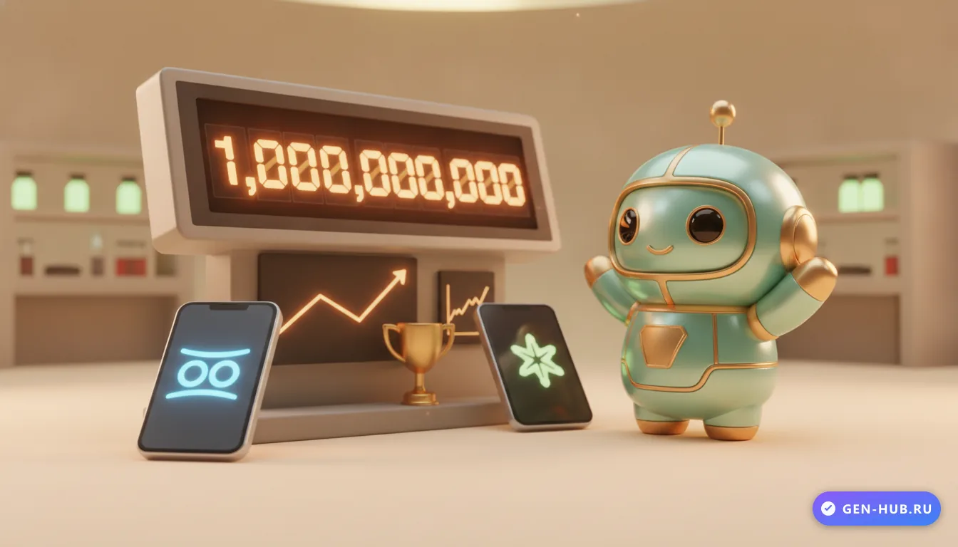 Gemini достиг миллиарда пользователей — Google догоняет ChatGPT