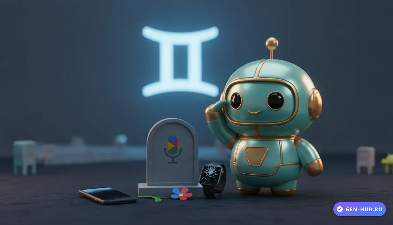 Google Assistant умрёт 4 сентября: Gemini или ничего