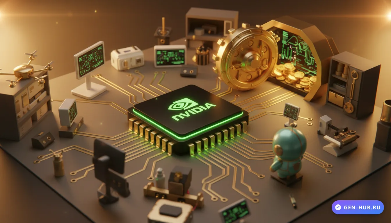 Nvidia стала венчурным банком: как чипмейкер финансирует свою монополию