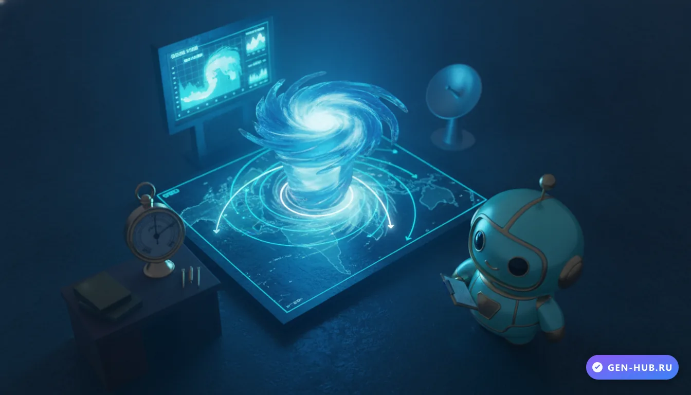 WeatherNext Cyclones: ИИ от DeepMind предсказывает ураганы на сутки вперёд